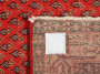 Arak Persian Rug 7x3 ft - Semi Antique Herati (Mahi) Red, Cream, Navy Blue Hand Knotted | back view | SKU 110218