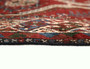 Shiraz Persian Rug 9x5 ft - Semi Antique Geometric Blue, Red Hand Knotted | corner detail | SKU 110219