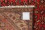 Hamadan Persian Rug 10'2" x 2'7" - Semi Antique Afshan Red, Blue Hand Knotted | pile detail | SKU 110223