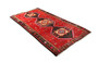 Lori Persian Rug 10'4" x 5'5" - Semi Antique Geometric Red, Brown Hand Knotted | detail view | SKU 110225