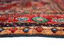 Jozan Persian Rug 9x5 ft - Semi Antique Medallion Red, Blue Hand Knotted | full view | SKU 110230