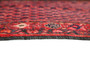 Arak Persian Rug 10'6" x 3'7" - Semi Antique Medallion Crimson, Red Hand Knotted | corner detail | SKU 110231