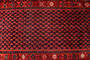 Arak Persian Rug 10x3 ft - Semi Antique Medallion Crimson, Red Hand Knotted | back view | SKU 110231