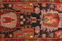 Sarab Persian Rug 12x3 ft - Semi Antique Medallion Camel, Blue Hand Knotted | texture detail | SKU 110232