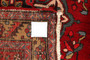 Ardabil Persian Rug 11'4" x 4'1" - Semi Antique Medallion Turquoise, White Hand Knotted | pile detail | SKU 110236