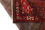 Farahan Persian Rug 10'4" x 3'7" - Semi Antique Medallion Red, Green Hand Knotted | pile detail | SKU 110239