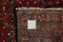 Farahan Persian Rug 10x3 ft - Semi Antique Medallion Red, Green Hand Knotted | side view | SKU 110239