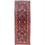 Mahal Persian Rug 10x3 ft - Semi Antique Medallion Ivory, Pink Hand Knotted | front view | SKU 110240