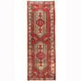 Ardabil Persian Rug 10x3 ft - Semi Antique Medallion Turquoise, White Hand Knotted | front view | SKU 110247