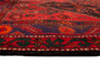 Hamadan Persian Rug 11'4" x 4'11" - Semi Antique Afshan Red, Blue Hand Knotted | detail view | SKU 110288