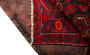 Hamadan Persian Rug 11x4 ft - Semi Antique Afshan Red, Blue Hand Knotted | full view | SKU 110288