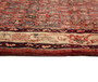 Kurdish Persian Rug 9'2" x 3'7" - Semi Antique Medallion Red, Blue Hand Knotted | pile detail | SKU 110352