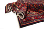 Arak Persian Rug 9'6" x 4'11" - Semi Antique Medallion Crimson, Red Hand Knotted | corner detail | SKU 110360