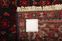 Hamadan Persian Rug 9x2 ft - Semi Antique Afshan Red, Blue Hand Knotted | back view | SKU 110374