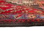 Saveh Persian Rug 9x4 ft - Semi Antique Medallion Red, Brown Hand Knotted | full view | SKU 110377