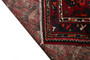 Hamadan Persian Rug 16x3 ft - Semi Antique Afshan Red, Blue Hand Knotted | back view | SKU 110389