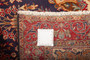 Arak Persian Rug 4'12" x 3'6" - Semi Antique Medallion Crimson, Red Hand Knotted | pile detail | SKU 110409