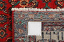 Hamadan Persian Rug 11'6" x 8'5" - Semi Antique Afshan Red, Blue Hand Knotted | pile detail | SKU 110422