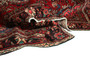 Hamadan Persian Rug 11'8" x 8'2" - Semi Antique Afshan Red, Blue Hand Knotted | full view | SKU 110423