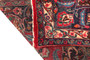Mashad Persian Rug 10'0" x 6'9" - Semi Antique Medallion Crimson, Ultramarine Hand Knotted | pile detail | SKU 110437