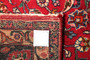 Mashad Persian Rug 10'0" x 6'9" - Semi Antique Medallion Crimson, Ultramarine Hand Knotted | back view | SKU 110437