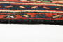 Hamadan Persian Rug 8x5 ft - Semi Antique Medallion (Toranj), Herati (Mahi) Madder Red, Navy Blue, Cream Hand Knotted | detail view | SKU 110450