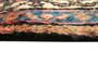 Hamadan Persian Rug 10x6 ft - Semi Antique Afshan Red, Blue Hand Knotted | detail view | SKU 110451