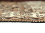 Tabriz Persian Rug 9x4 ft - Antique Medallion Red, Cream Hand Knotted | detail view | SKU 110453