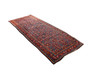 Arak Persian Rug 12'4" x 4'9" - Semi Antique Medallion Crimson, Red Hand Knotted | detail view | SKU 110464