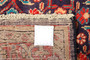 Arak Persian Rug 12'4" x 4'9" - Semi Antique Medallion Crimson, Red Hand Knotted | pile detail | SKU 110464