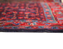 Arak Persian Rug 10x4 ft - Semi Antique Medallion Crimson, Red Hand Knotted | detail view | SKU 110465
