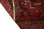 Ardabil Persian Rug 12'8" x 3'0" - Semi Antique Medallion Turquoise, White Hand Knotted | side view | SKU 110467