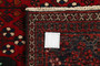Joshaqan Persian Rug 10x6 ft - Semi Antique Diamond Lattice, Geometric Madder Red, Navy Blue, White Hand Knotted | pile detail | SKU 110477