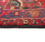 Gholtogh Persian Rug 6'6" x 4'6" - Semi Antique Medallion Crimson, Navy Blue Hand Knotted | corner detail | SKU 110482