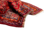 Shiraz Persian Rug 6x4 ft - Semi Antique Geometric Blue, Red Hand Knotted | full view | SKU 110500