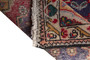 Tabriz Persian Rug 2x1 ft - Semi Antique Medallion (Toranj), Geometric Madder Red, Navy Blue, Cream Hand Knotted | full view | SKU 110519