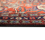 Ardabil Persian Rug 10'3" x 7'5" - Semi Antique Medallion Turquoise, White Hand Knotted | corner detail | SKU 110522