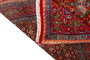 Ardabil Persian Rug 9'3" x 6'7" - Semi Antique Medallion Turquoise, White Hand Knotted | detail view | SKU 110529