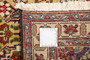 Ardabil Persian Rug 10'6" x 8'0" - Semi Antique Medallion Turquoise, White Hand Knotted | side view | SKU 110532