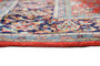 Sarouk Persian Rug 9'9" x 6'8" - Semi Antique Medallion Red, Blue Hand Knotted | full view | SKU 110599