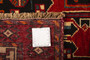 Ferdos Persian Rug 10'0" x 5'5" - Semi Antique Geometric Red, Beige Hand Knotted | side view | SKU 110646