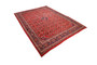 Arak Persian Rug 13'2" x 9'10" - Semi Antique Medallion Crimson, Red Hand Knotted | full view | SKU 110650
