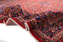 Arak Persian Rug 13'2" x 9'10" - Semi Antique Medallion Crimson, Red Hand Knotted | pile detail | SKU 110650