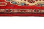 Abadeh Persian Rug 5'1" x 2'2" - Semi Antique Geometric Red, Ivory Hand Knotted | pile detail | SKU 110652