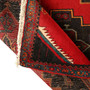 Sarab Persian Rug 9'1" x 4'3" - Semi Antique Medallion Camel, Blue Hand Knotted | detail view | SKU 110656