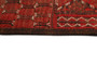 Afghan Persian Rug 11'6" x 6'11" -  Geometric Multicolor Hand Knotted | corner detail | SKU 110666