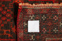 Baluch Persian Rug 9'4" x 3'7" - Semi Antique Mihrab Red, Blue Hand Knotted | pile detail | SKU 110668