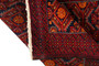 Baluch Persian Rug 5'7" x 2'11" - Semi Antique Mihrab Red, Blue Hand Knotted | detail view | SKU 110674