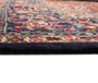Kashmar Persian Rug 12x9 ft - Semi Antique Medallion Toranj, Shah Abbasi Navy Blue, Madder Red, Ivory Hand Knotted | detail view | SKU 110993