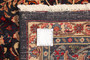 Kashmar Persian Rug 12'12" x 9'8" - Semi Antique Afshan Crimson, Ivory Hand Knotted | side view | SKU 110993